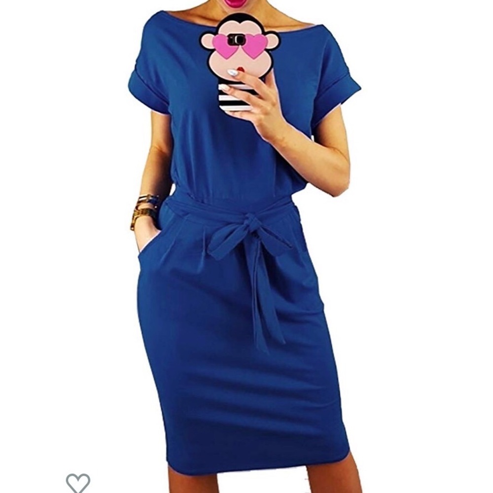 NWT Belted Casual Dress